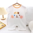thumbnail image 2 of Cotton Bubble Romper Baby Boys Girls Oversize Tshirt Bodysuit Short Sleeve Infant Summer Clothes 6-12 Months 12-24 Months 2t 3t 4t 5t 6t 7t 8t 9t Children 6-9 Months, 2 of 4