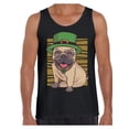 thumbnail image 1 of Awkward Styles Irish Sleeveless Shirt Pug in Green Hat Tank Tops for Men Paddys Day, 1 of 4