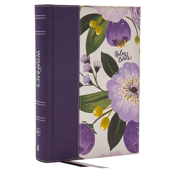 Kjv, the Woman's Study Bible, Purple Floral Cloth Over Board, Red Letter, Full-Color Edition, Comfort Print: Receiving G, (Hardcover)
