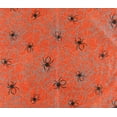 thumbnail image 2 of Halloween Spooky Spiders on Their Silver Webs Vinyl Flannel Back Tablecloth 52" x 90", 2 of 2