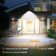 thumbnail image 2 of Reflector Led 100w Slim Ip65 Negro Luz Blanco Fro Exterior, 2 of 7