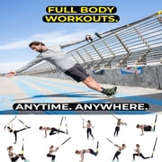 WQQQW Suspension Trainer System, Resistance Training Kit for Cross-Training, Weight Training, HIIT & Cardio
