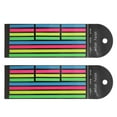 thumbnail image 2 of 2Pcs Highlighter Tape Long and Short Page Tabs Colorful Page Markers Sticky Marking Strips, 2 of 8