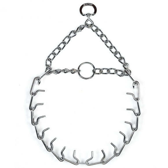 Collar de adiestramiento para perros Herm Sprenger Ultra-Plus de acero cromado