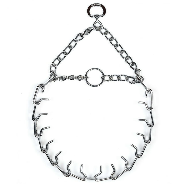 Collar de adiestramiento para perros Herm Sprenger Ultra-Plus de acero cromado