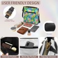 thumbnail image 6 of ZUXONGSY Striped Leopard Floral Print Shoulder Handbag for Women Waterproof Crossbody Purse PU Leather Satchel with Adjustable Wide Strap for Daily Use Shopping, 6 of 7