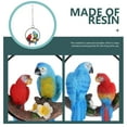 thumbnail image 5 of CATIEBYE Outdoor Resin Parrot Statue Multi- Decor Bird Figurine for Patio Lawn Yard, 5 of 6