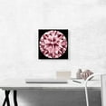 thumbnail image 2 of ARTCANVAS Hot Pink on Black Round Brilliant Cut Diamond Jewel Canvas Art Print - Size: 12" x 12" (1.50" Deep), 2 of 9
