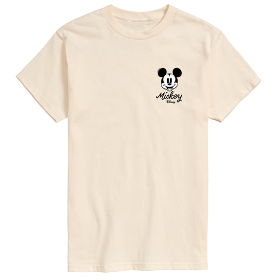 Disney - Script Mickey - Men's Short Sleeve Graphic T-Shirt