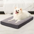 thumbnail image 1 of Cama ortopédica KSIIA de felpa impermeable para perros medianos, 1 of 6