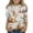 Light Gray, variant on Easter Kids 3/4 Length Sleeve Shirts Girls Festival Cute Bunny Print Tees 2026 Holiday Cotton Tunic Tops Teen Casual Funny Clothes (Beige, 6-7 Years)