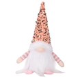 thumbnail image 1 of LED Lighted Christmas Gnome Handmade Santa Elf Figurine Doll ~ Faceless C9M6, 1 of 1