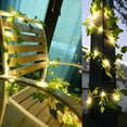 thumbnail image 5 of Cheapark Solar Powered Artificial Ivy Garland Lights Outdoor Garden Party Decoration, 5 of 8