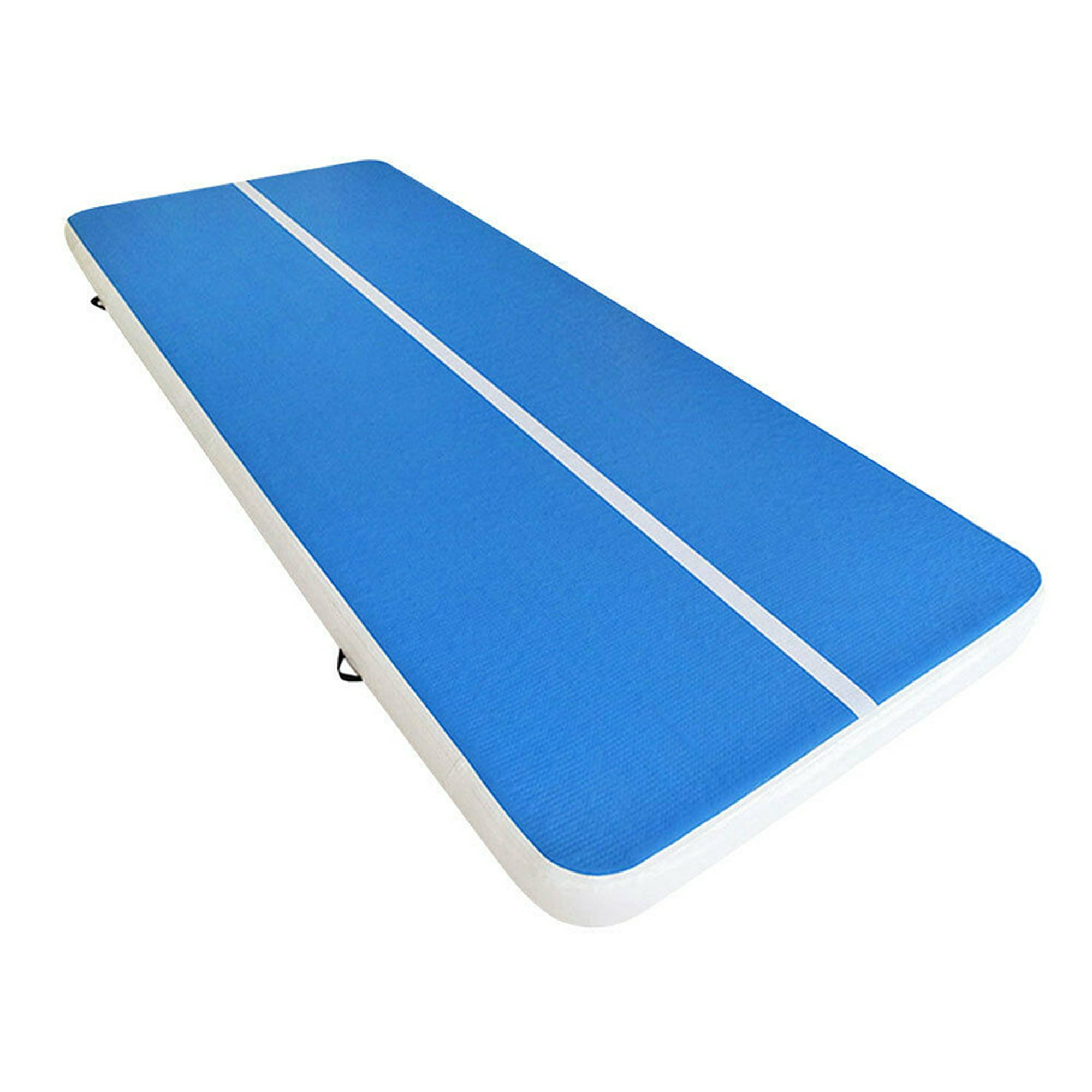 INTBUYING Inflatable Gym Mat Inflatable Gymnastics Tumble Track Gym Exercise Mat Sport Mat with Pump 8M