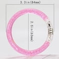 thumbnail image 2 of Pulseras navideñas con varillas luminosas LED que brillan en la oscuridad, suministros para fiestas para niños y adultos, 2 of 9
