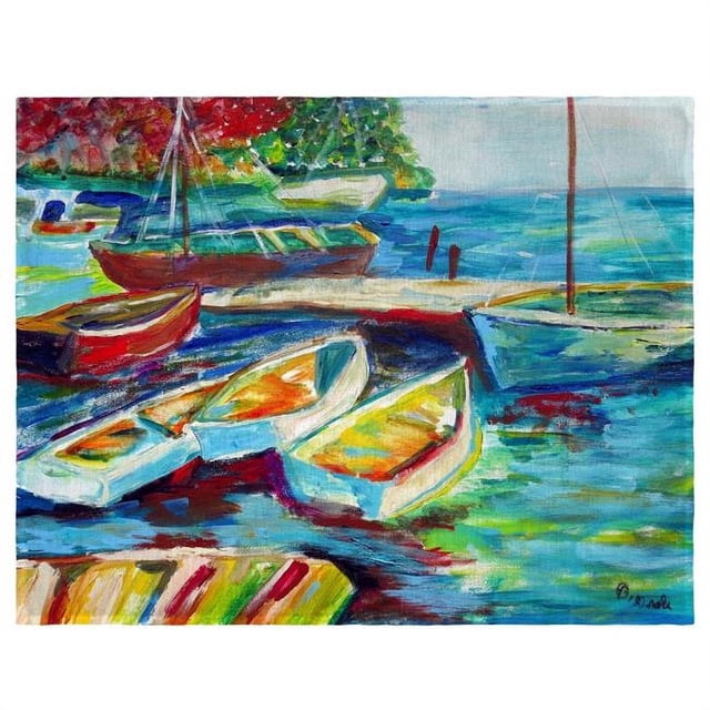 Betsy Drake PM1151 Marina II Tapis de Lieu - Lot de 4