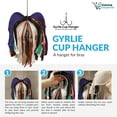 thumbnail image 4 of Gyrlie Cup TWISTED SISTER 360 Rotating Bra Hanger Organizer. Space Saving Closet Hangers 30+ Bras Easy on Easy Off. Belt Scarf Vertical Anti-Rust Storage, Laundry Bathroom or Lingerie Drawer Organizer, 4 of 5