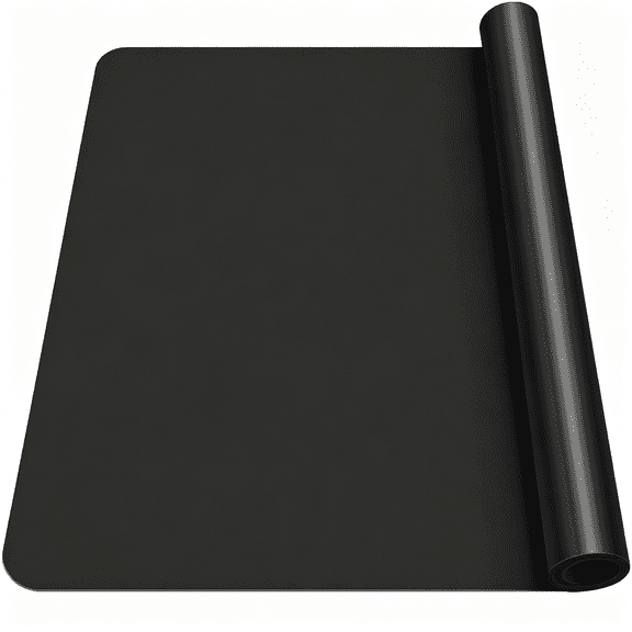 ACDANC Large Silicone Mat,23.4“ X 15.6“ Black Silicone Mats for Crafts,Play Dough Mat,for Resin Molds,Clay,Paint,Arts and Crafts,Medium Thickness 0.75 Mm