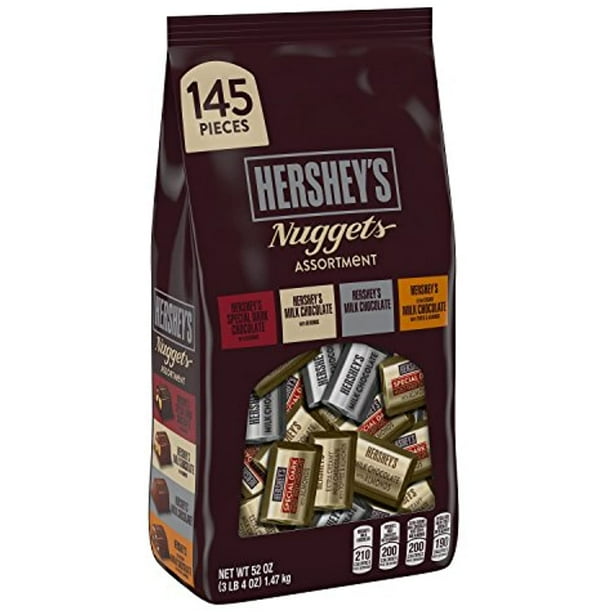 Hersheys Nuggets Assortment, Holiday Chocolate Candy Gift, 52 Ounce Bag