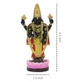 thumbnail image 3 of IBA Indianbeautifulart God Spiritual Figurine Lord Venkateswara Auspicious Hindu God Living Room Home Décor Religious For Car Dashboard-9D, 3 of 7