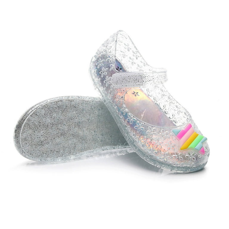 Godom Girls Slippers Sequin Slides Shower Beach Pool Shoes Slip on