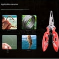 thumbnail image 4 of 3pcs Fishing Pliers Set, Stainless Steel Multi-Functional Fishing Shears, Durable Braided Fishing Line Cutter, Hook Remover, and Tackle Organizer with Fanny Pack and Carabiner Clip, 4 of 5