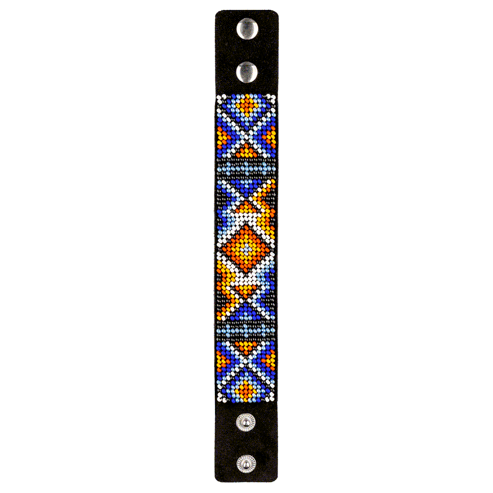 Bead embroidery kit on artificial leather FLBB-023