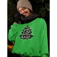 thumbnail image 2 of May Your Days Be Merry Sweatshirt Women -Smartprints Designs, Female 4X-Large, 2 of 4