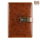 thumbnail image 3 of Abanopi Wordpad, Bloqueo combinado Diario privado Pu Cubierta B6 Pu con Límite de Diario Mujeres Bloq. Mujeres Ideal Mujeres con B6 Bloqueo y portátil, 3 of 8