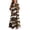 Brown, variant on BLTIBY Boho Dresses for Girls Printed Crew Neck Maxi Dress Summer Home Dresses with Pockets Camouflage 4-5 Years