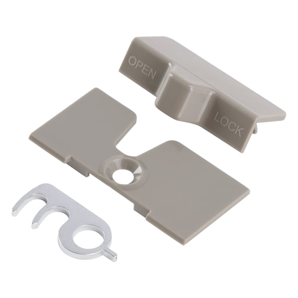 Fridge door catch/lock + backing plate caravan/motorhome RV For dometic