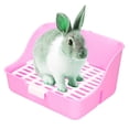 thumbnail image 3 of Pet Litter Box Toilet, Safe Pet Toilet  for Hamsters Rabbits Blue,Yellow,Pink,White, 3 of 7