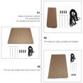 thumbnail image 7 of PENIKOKO Durable Brown Outdoor Picnic Mat Waterproof Cloth for Camping and Outdoor Activities 79.0 x 59.0 Inches, 7 of 7