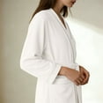 thumbnail image 5 of Plus Size Bathrobe for Women Fuzzy Women's Nightgowns & Sleepshirts Oversize Cozy Women's Robes House Womens Robe White, 5 of 9