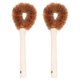 thumbnail image 1 of 2 cepillos de limpieza de cocina con mango de madera, herramienta para limpiar ollas., 1 of 6