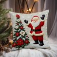 thumbnail image 1 of Christmas Pillowcase (excluding Pillow Core) Adopts Friendly Active Printing And Dyeing Technology The Pattern Color Is Saturated And And The Are V, 1 of 6