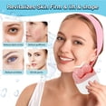 thumbnail image 3 of Wiher Ice Roller for Face, 2 in 1 Double Ended Facial Ice Roller Massager for Puffiness, Wrinkle Reduction, Skin Tightening, Pink, 3 of 7