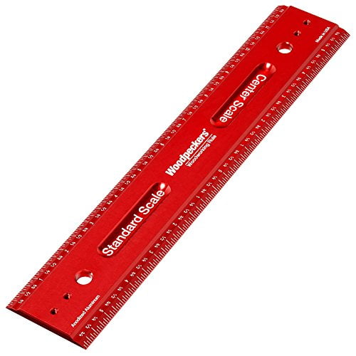 Woodpeckers Precision Woodworking Tools WWR12 Woodworking Rule, 12-Inch
