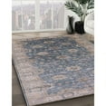 thumbnail image 2 of Ahgly Company Indoor Rectangle Mid-Century Modern Mist Blue Oriental Area Rugs, 6' x 9', 2 of 6