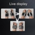 thumbnail image 4 of 1 Pair Wrist Wraps with Fastener Tape Thumb Loop Design Weightlifting Powerlifting Wrist Support Straps, 4 of 5