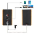 thumbnail image 6 of Topchances Model1 Bluetooth 80 Watt Continuous Power Bookshelf Speakers with Remote Control, Black, 6 of 12