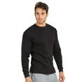thumbnail image 4 of TheLovely Men's Classic Waffle Knit Heavyweight Cotton Long Sleeve Thermal T-Shirt Top, 4 of 4