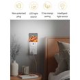 thumbnail image 3 of Fall Night Lights Auto Sensor Hill House Plug-in LED Nightlights Dusk to Dawn for Living Room, Bedroom, Hallway, Stairways Thanksgiving Wall Decor, Autumn Tree Mountain Black Plaid Night Light, 3 of 9