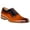 BROWN/NAVY, variant on Men's Lace Up Medallion Toe Dress Shoes