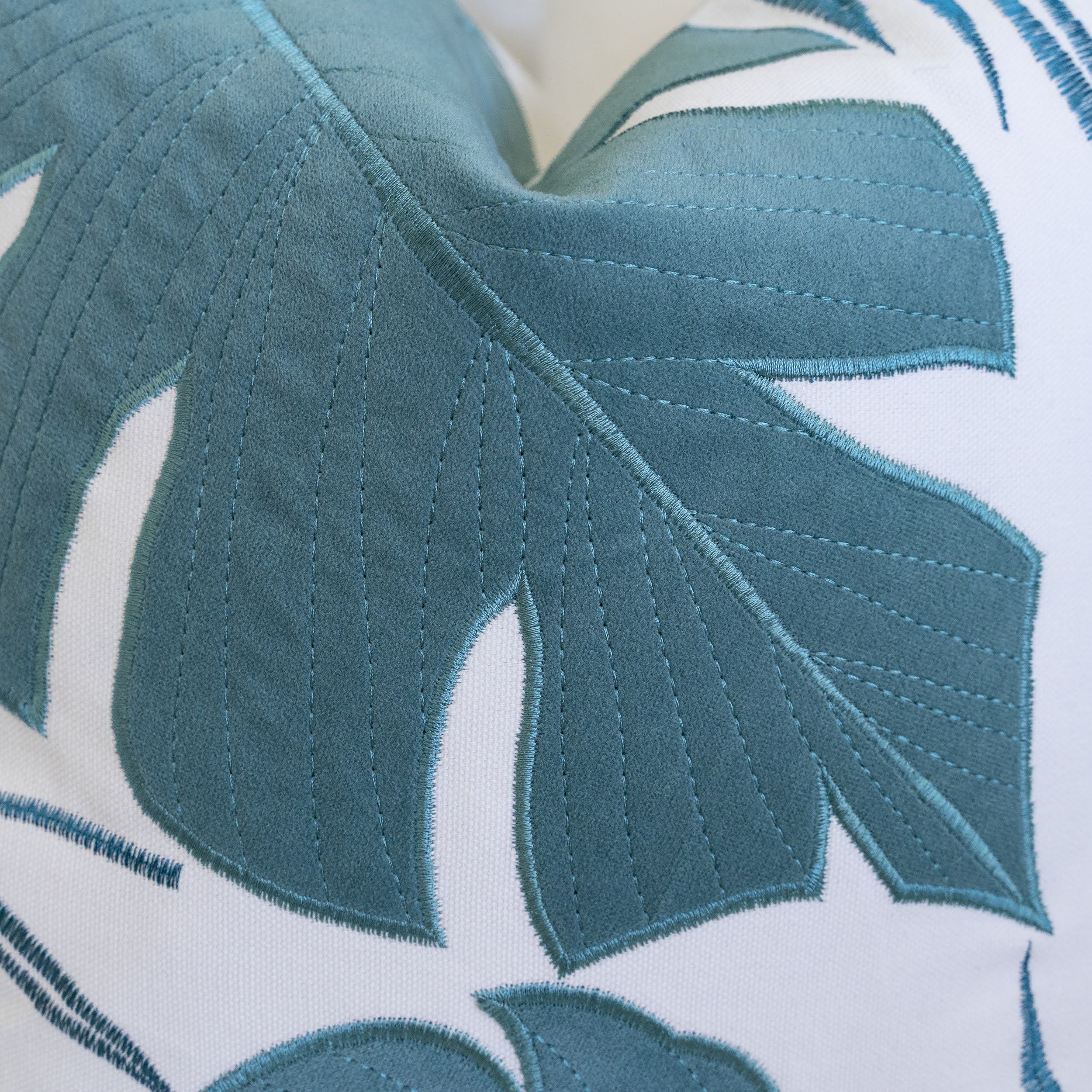 Keilani Mint Graphic Polyester 20 in. x 20 in. Throw Pillow