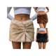 thumbnail image 3 of Minifalda de piel sintética para mujer, a la moda, informal, de color liso, de talle bajo, ideal para salir., 3 of 9