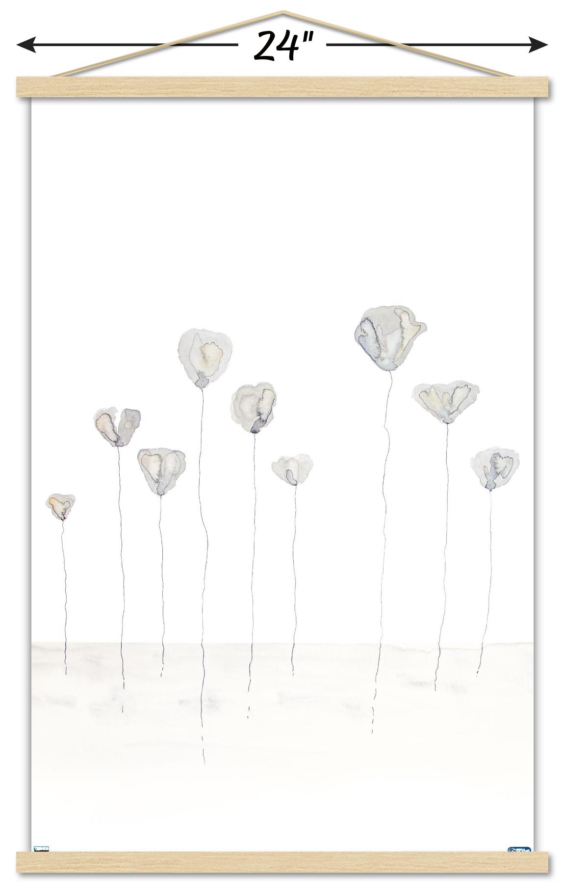 Reinders - Flowers Wall Poster with Magnetic Frame, 22.375" x 34"