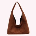 thumbnail image 2 of Bolso Gamuza para Mujer 2024 Nueva Axila Un Hombro Gran Capacidad C (marrón Claro), 2 of 9