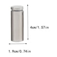thumbnail image 2 of Kenally Tornillo publicitario Hueco de alto brillo Diseño aerodinámico Espejo de vidrio Clavo Tuerca ligera Perno Soporte para colgar en la pared 12x20 Herramientas y ferretería 19x40mm Kenally TO008095-22B, 2 of 6