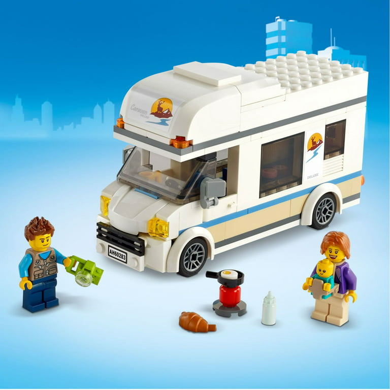 LEGO City Vehicles Holiday Camper Van Toy for Kids Aged 5 Plus Years Old, Caravan Motorhome Summer Sets, Idea - Walmart.com
